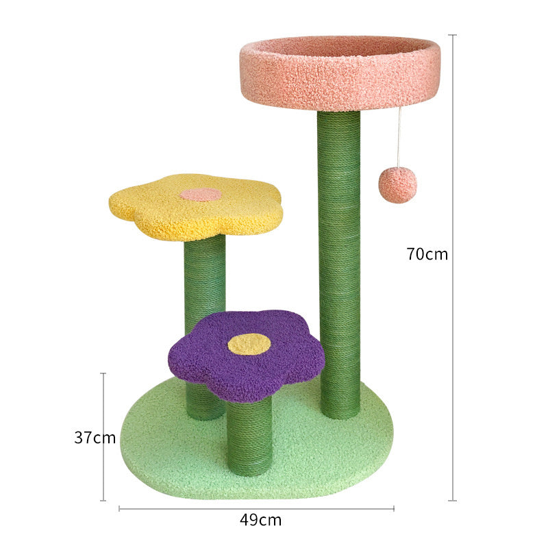 Torre para gatos, rascador para gatos, árbol de escalada para gatos resistente al desgaste