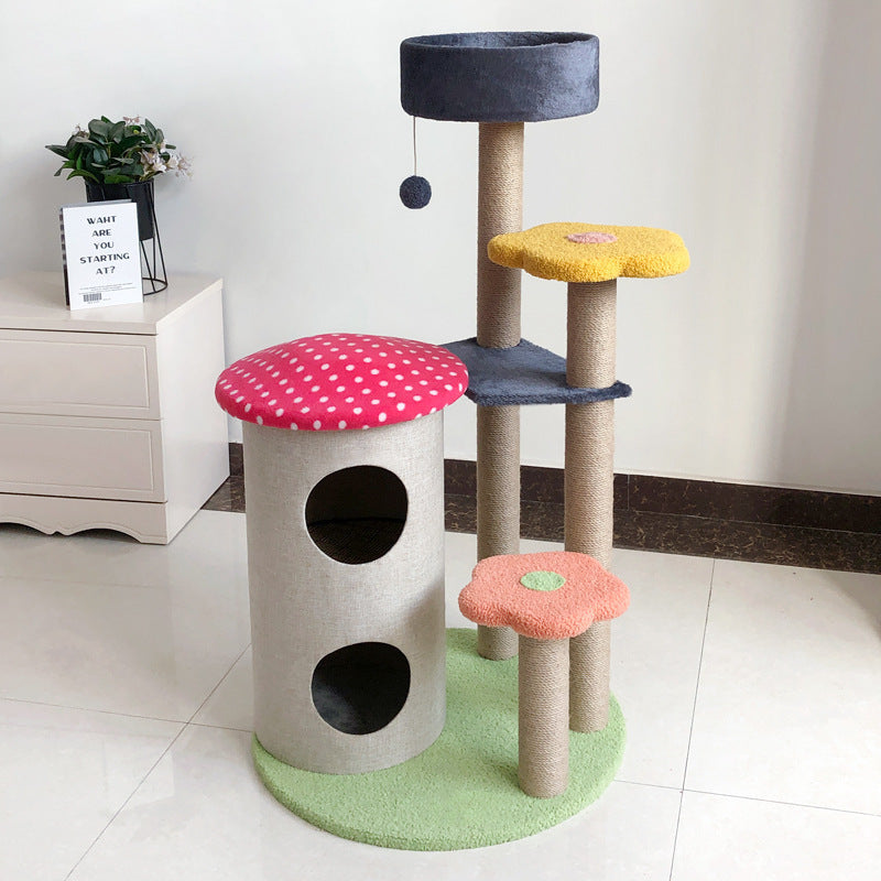 Torre para gatos, rascador para gatos, árbol de escalada para gatos resistente al desgaste